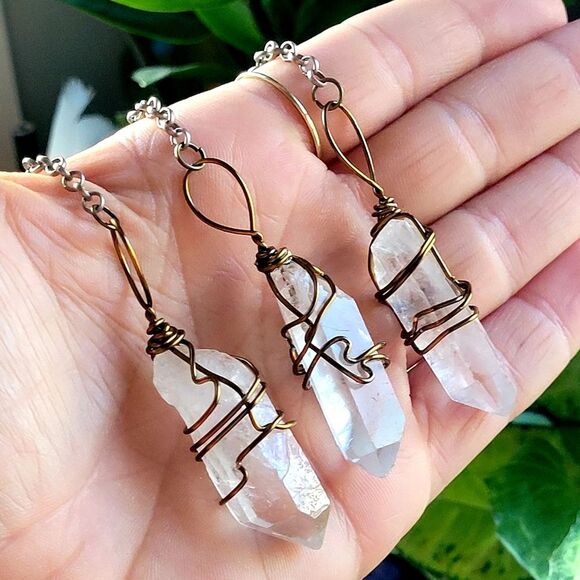 Quartz Pendulum, Dowsing Divination Healing Metaphysical Spiritual Reiki - Picture 9 of 9